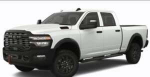 2025 RAM 3500 in white background